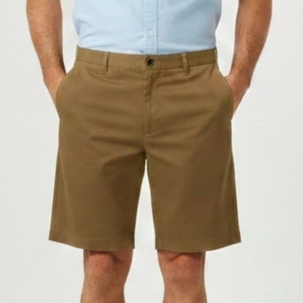New‎ Old Navy Chino Shorts Mens 48 Tan Ultimate Flat Front Cotton
